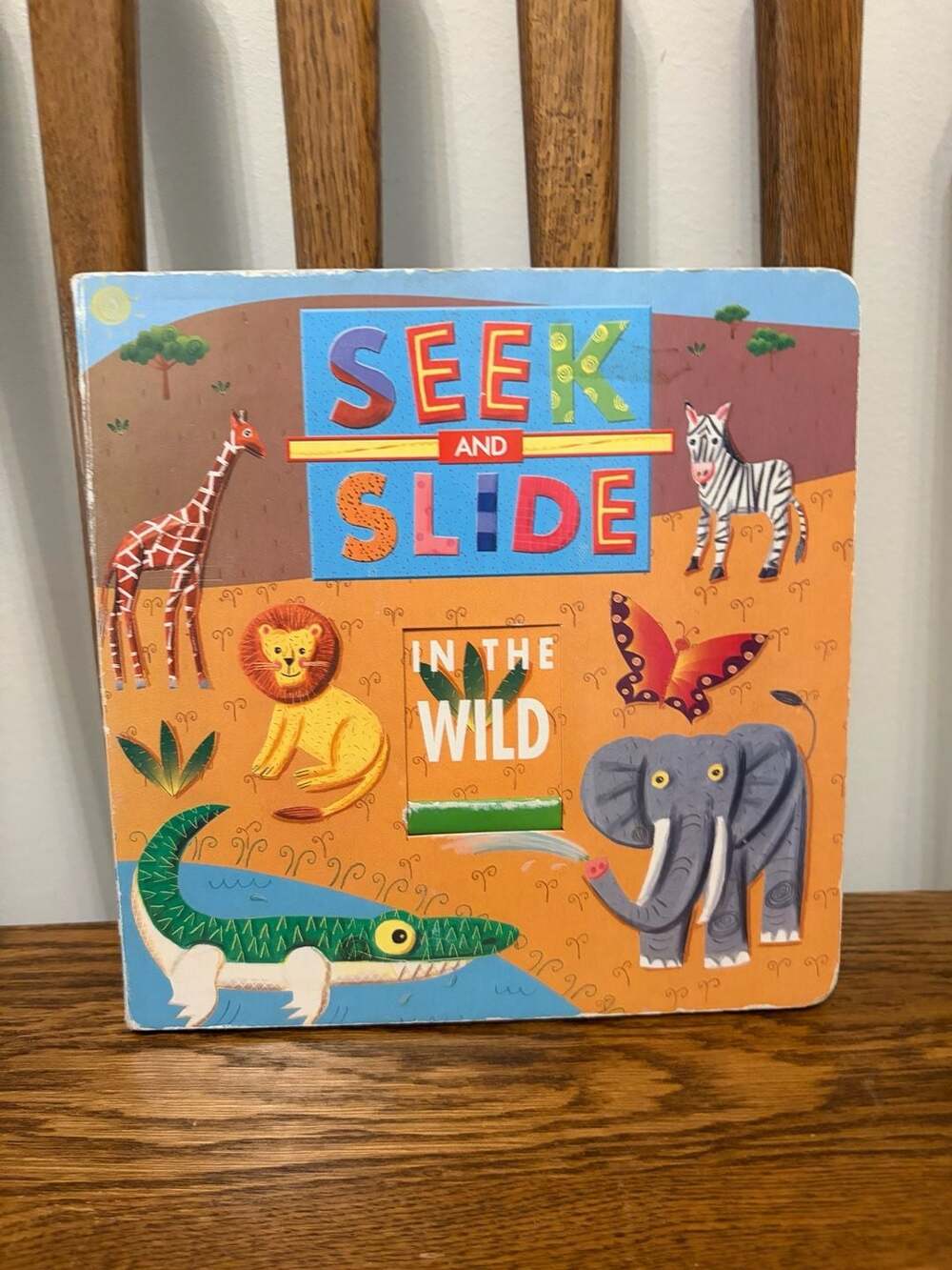 Seek and Slide in the Wild Board Book